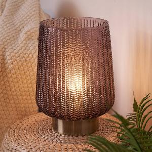 Pauleen Fancy Glamour E27-LED batéria taupe/mess.